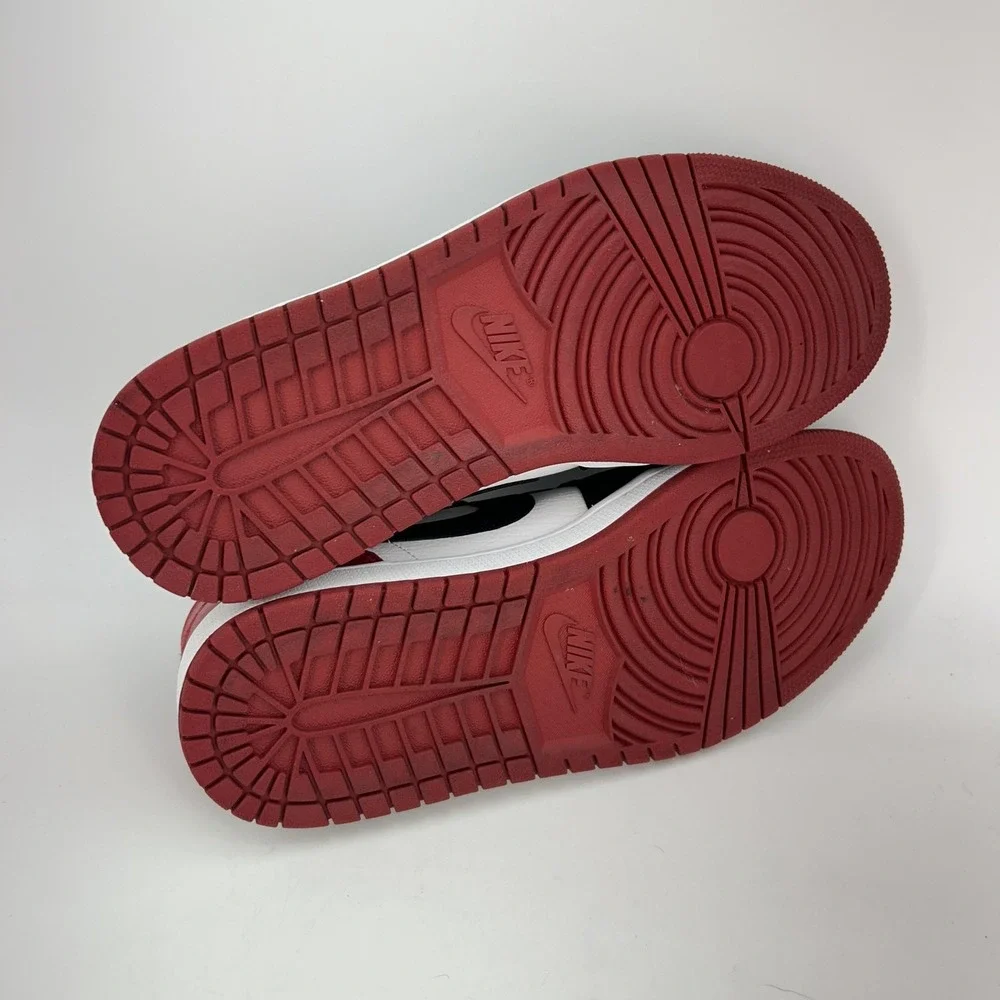 Nike Air Jordan 1 Low Shoes Mens‎ Size 10.5 Black Gym Red Black Toe 553558-116